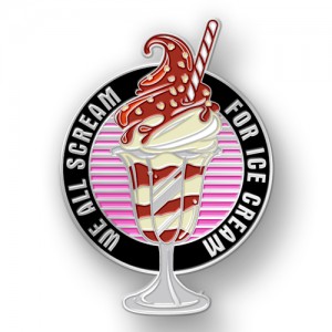 National Ice Cream Month Custom Lapel Pins