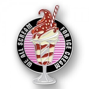 National Ice Cream Month Custom Lapel Pins