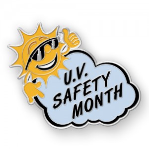 UV Safety Month Custom Lapel Pins