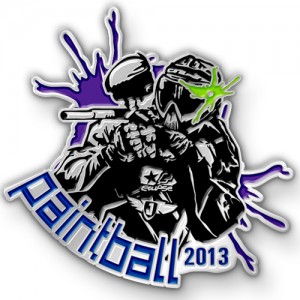Custom Paint Ball Lapel Pins