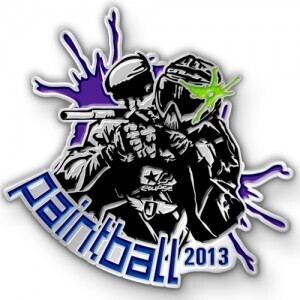 Custom Paint Ball Lapel Pins