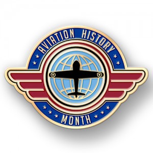 Aviation History Month Custom Lapel Pins