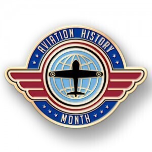 Aviation History Month Custom Lapel Pins
