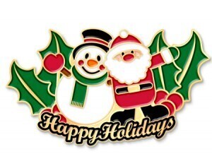Custom Lapel Pins to Commemorate Each Year's Holiday Season