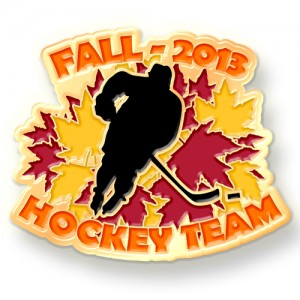 Create Fall Hockey Trading Pins for Your Local Hockey Team