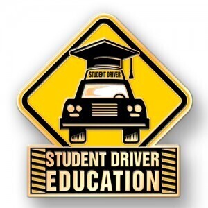 Student Drivers Education Lapel Pins