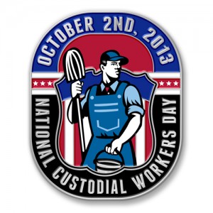 National Custodial Workers Day Custom Lapel Pins
