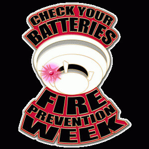 Fire Prevention Week Custom Lapel Pins