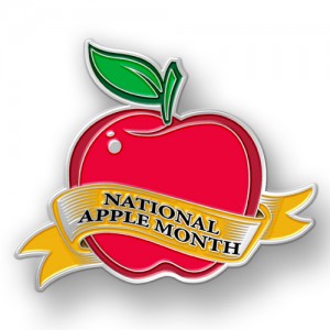 Celebrate National Apple Month with Custom Lapel Pins