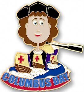 Happy Columbus Day from Signature Pins
