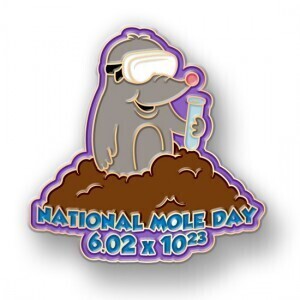 National Mole Day Custom Lapel Pins