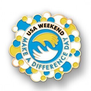 Make a Difference Day Custom Lapel Pins
