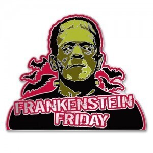 Frankenstein Friday Custom Lapel Pins are Frighteningly Popular This Year