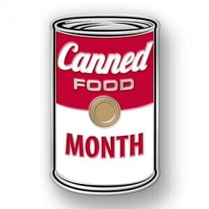 Celebrate Canned Food Month in February with Custom Lapel Pins
