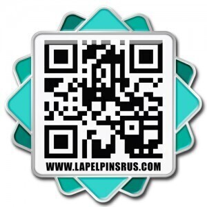 Custom QR Code Lapel Pins