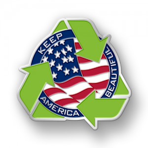 Keep America Beautiful Month Custom Lapel Pins
