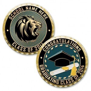 Class of 2014 Collectible Challenge Coins for Graduates