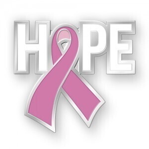 National Breast Cancer Awareness Month in October Custom Lapel Pins