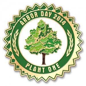 Custom Arbor Day Lapel Pins