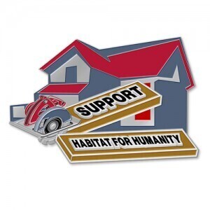 Support Local Habitat for Humanity Home Builds with Custom Lapel Pins