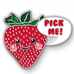 Create Long Lasting Memories with Custom Lapel Pins on Pick Strawberries Day