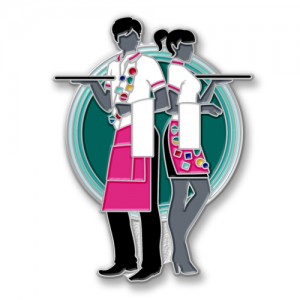 Restaurant Staff Celebrate National Waiters and Waitresses Day with Custom Lapel Pins