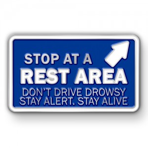 Drowsy Driving Prevention Week Custom Lapel Pins