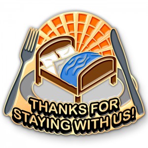 Create Custom Lapel Pins for Your Bed and Breakfast Guests