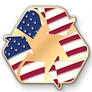 Create Custom Lapel Pins for America Recycles Day in November