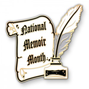 National Memoir Writing Month Lapel Pins Encourages People to Tell Their Story