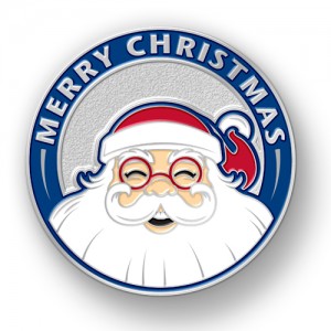 Make Pictures with Santa Even More Fun by Handing Out Custom Lapel Pin Gifts