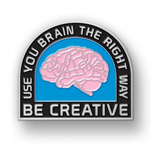 Encourage Right Brain Creativity with Custom Lapel Pins