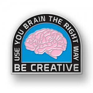 Encourage Right Brain Creativity with Custom Lapel Pins