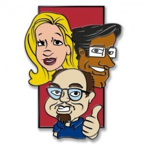 Caricaturists Love Having Custom Lapel Pins on Hand to Give to Customers