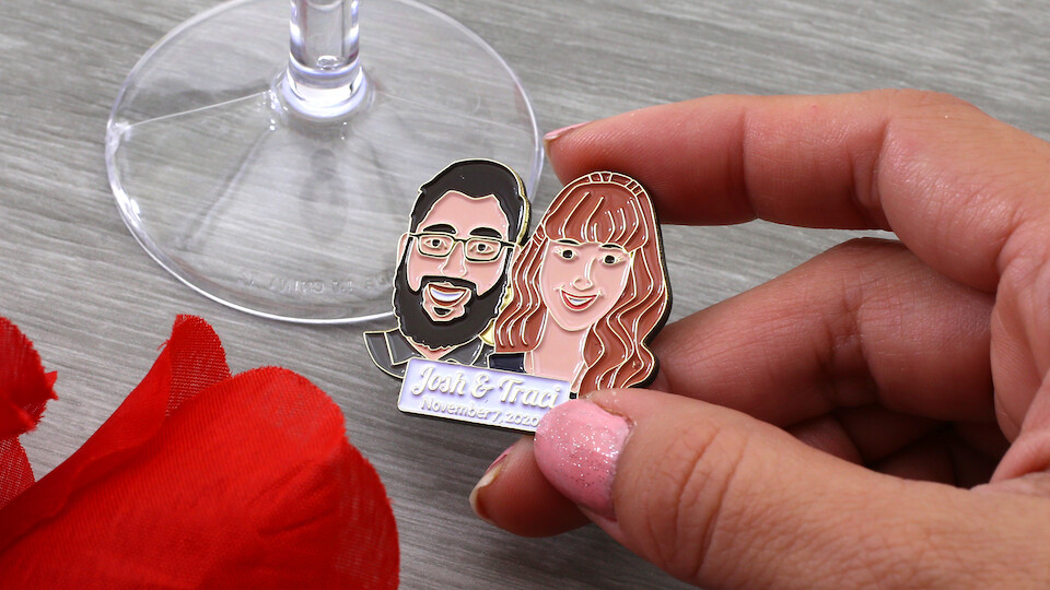 Creating Custom Wedding Pins