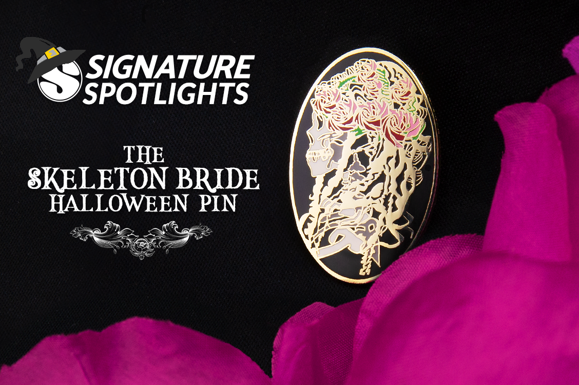 Signature Spotlights Pins Edition: The Skeleton Bride Halloween Pin