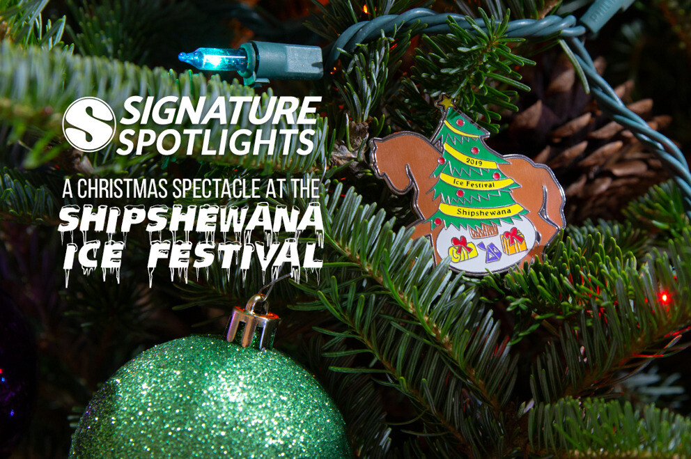 Signature Spotlights Pins Edition: A Christmas Spectacle at the Shipshewana Ice Festival