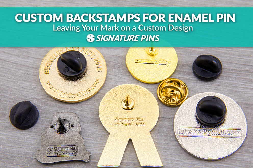 Custom Backstamps For Enamel Pins: Leaving Your Mark on a Custom Design