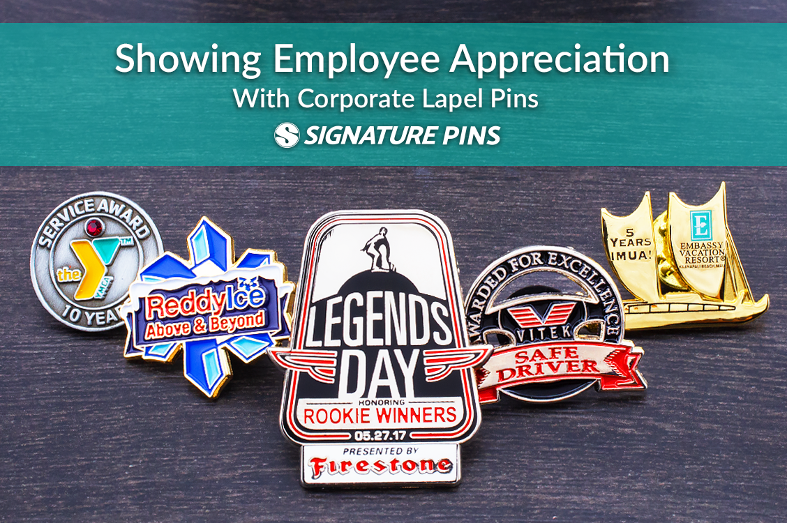 Showing Employee Appreciation With Corporate Lapel Pins