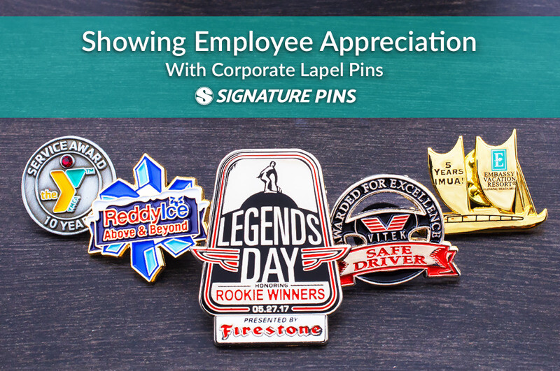 Showing Employee Appreciation With Corporate Lapel Pins