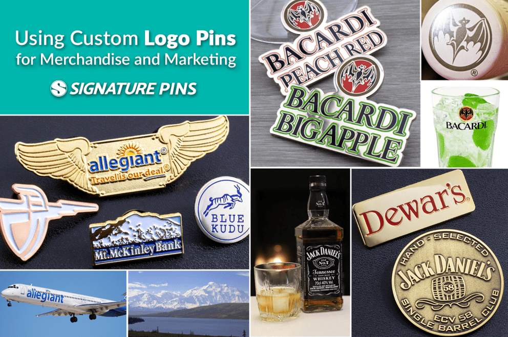 Using Custom Logo Pins for Merchandise and Marketing