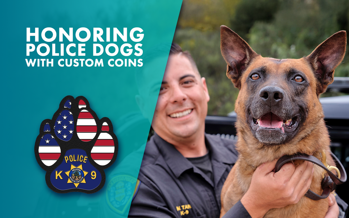 The Brave K9s Behind the Badge: Honoring Police Dogs with Custom Coins
