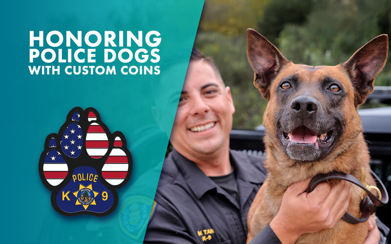 The Brave K9s Behind the Badge: Honoring Police Dogs with Custom Coins