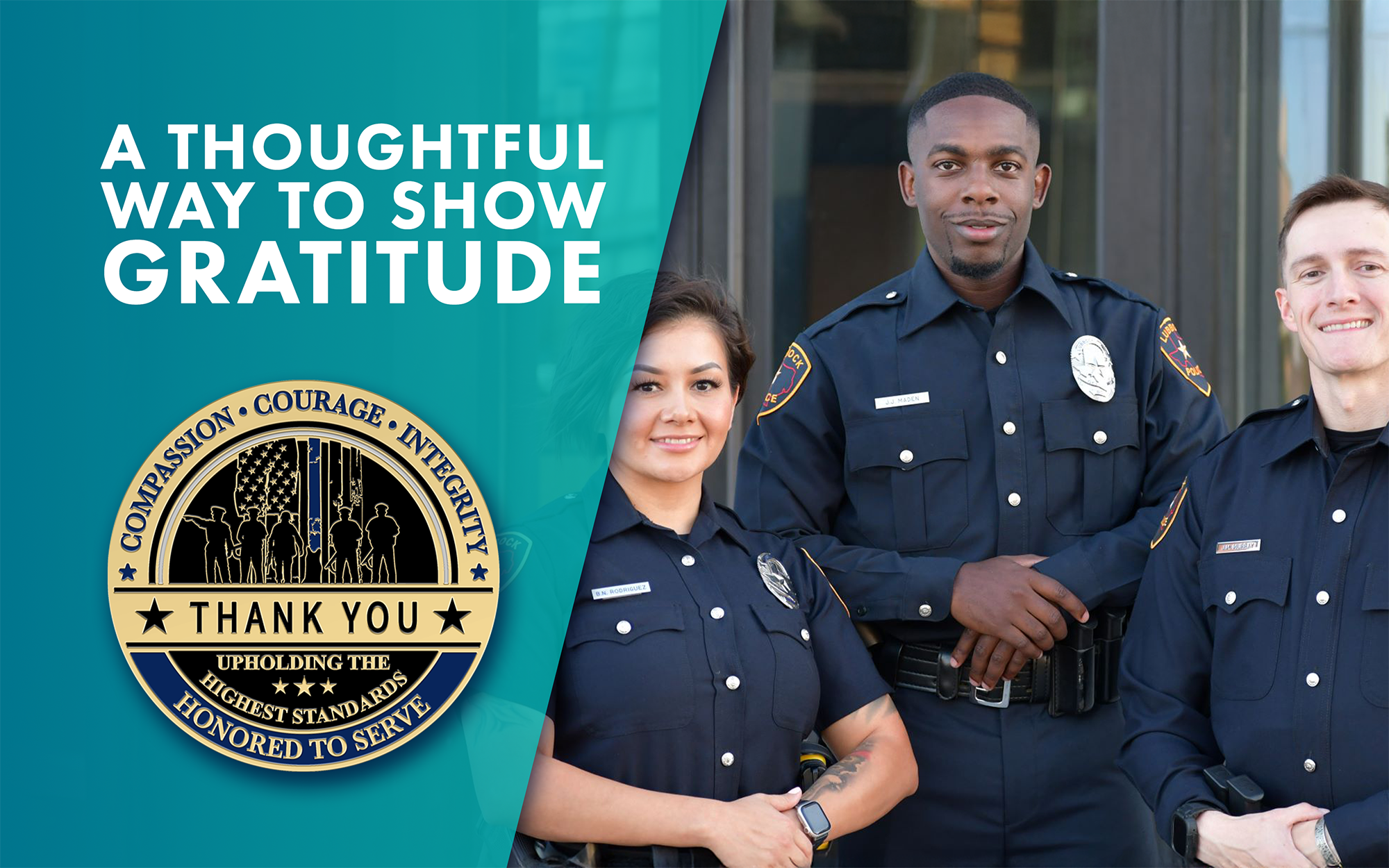 How Challenge Coins Help Us Say "Thank You" to Police Officers