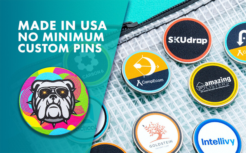 No Minimum Custom Pins: Order Exactly What You Need