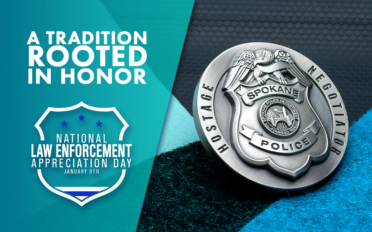 Commemorating Service: Challenge Coins for Law Enforcement Appreciation Day