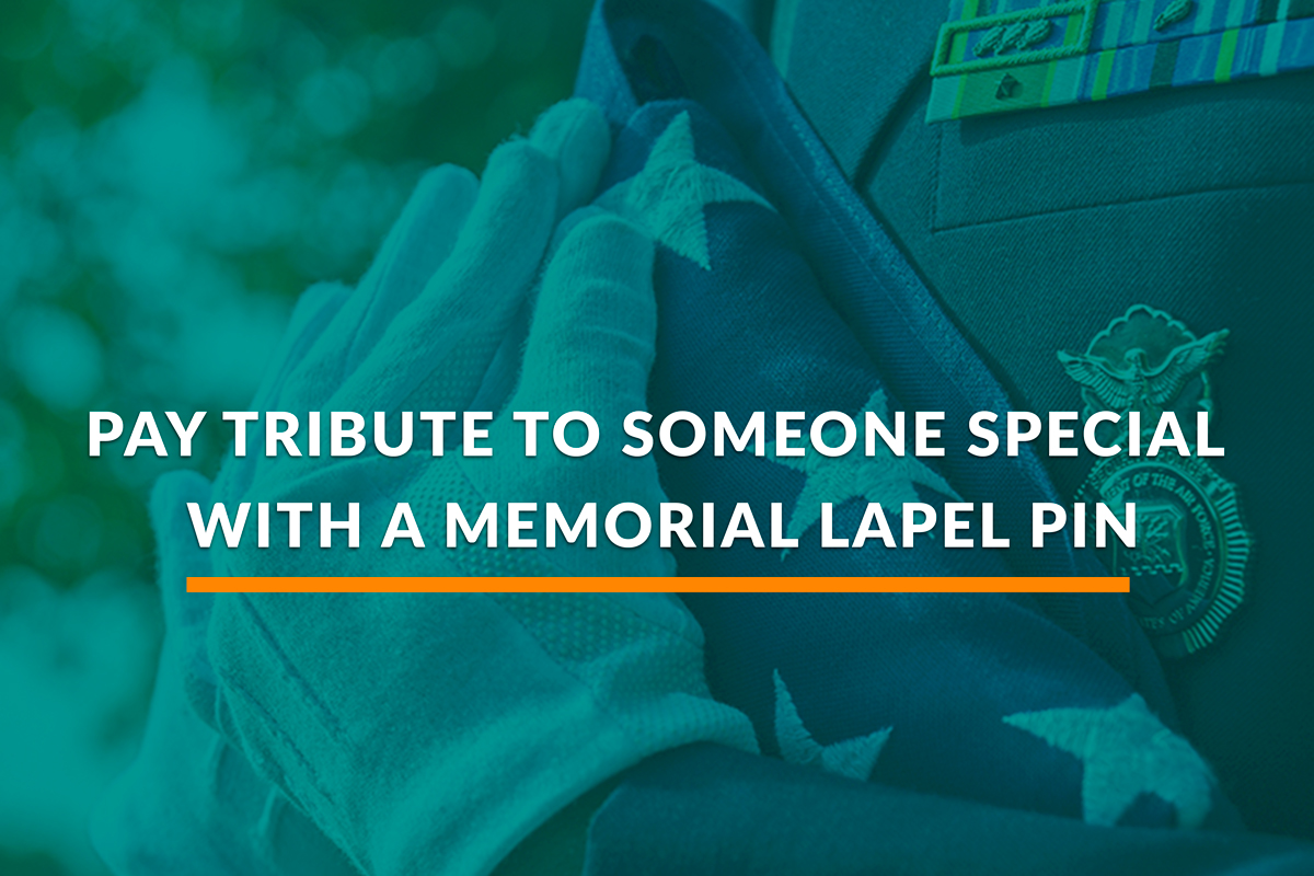 Pay Tribute to Someone Special with a Memorial Lapel Pin